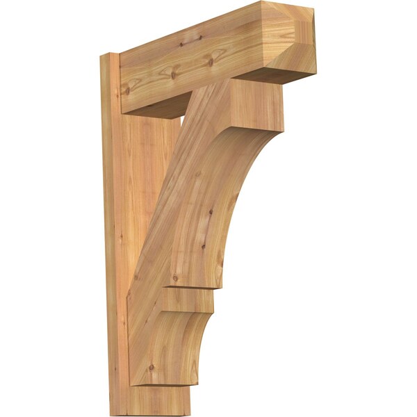 Ekena Millwork Balboa Smooth Craftsman Outlooker, Western Red Cedar, 7 1/2"W x 24"D x 32"H OUT08X24X32BOA04SWR - main